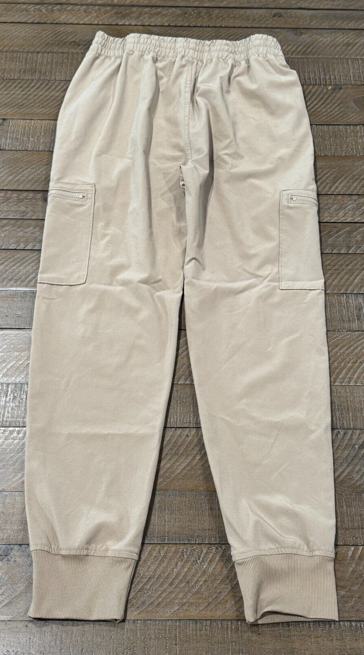 Abercrombie Kids Tan Jogger Boys Tie Front - Size 11/12 - See Damage